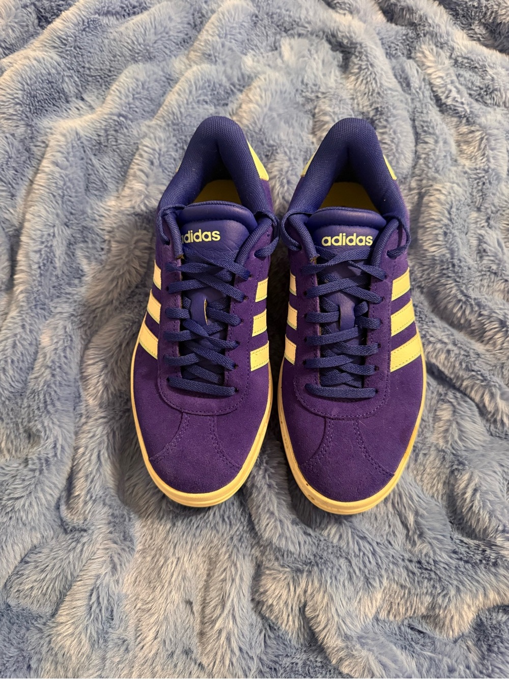 Adidas Royal Blue Suede Sneakers